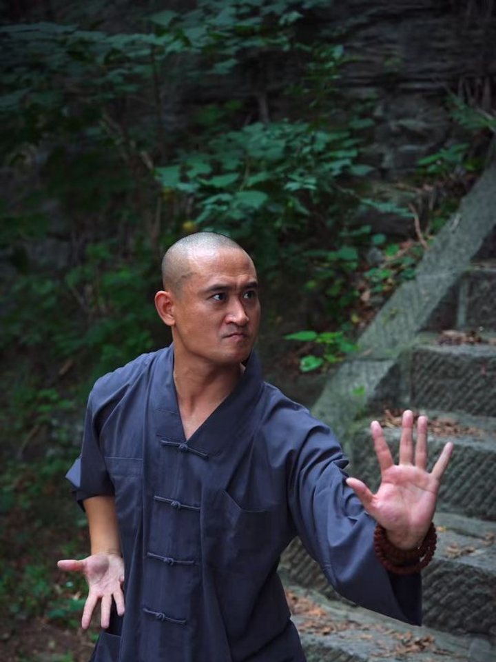 Palm strike stance